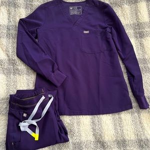 Purple Jam Figs scrub set